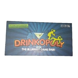 Drinkopoly The Blurriest Game Ever Board Game for Adults...SEALED/NEW